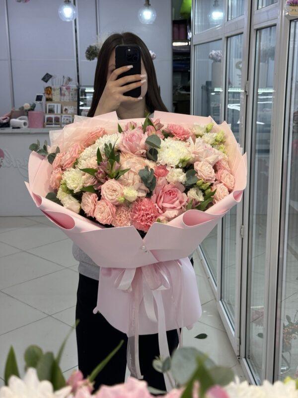 Нежный сборный букет💗