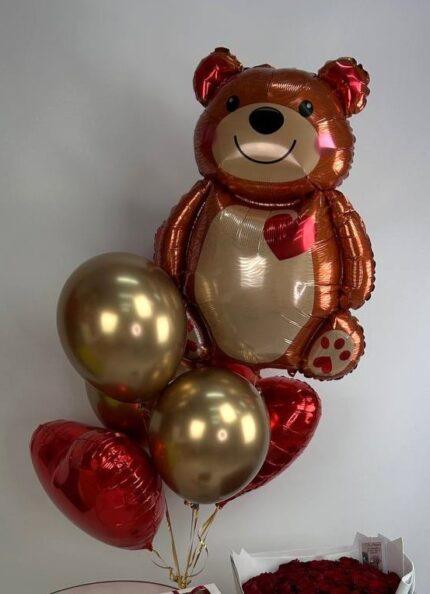Сет шаров с медведем🎈